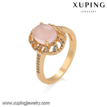 4841 xuping China al por mayor 18k anillo de diseño de moda chapado en oro 2018 para las mujeres